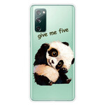 Samsung Galaxy S20 FE Kirkas kotelo Panda Anna minulle viisi