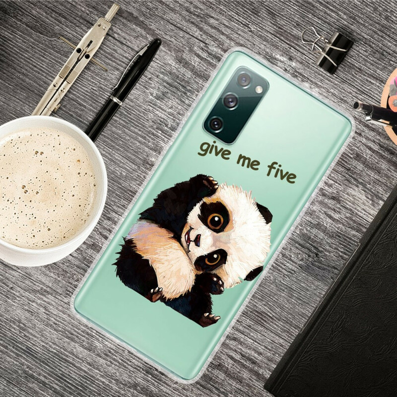 Samsung Galaxy S20 FE Kirkas kotelo Panda Anna minulle viisi