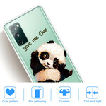 Samsung Galaxy S20 FE Kirkas kotelo Panda Anna minulle viisi