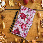 Samsung Galaxy S20 Kotelo FE Magistral kukkia hihnalla