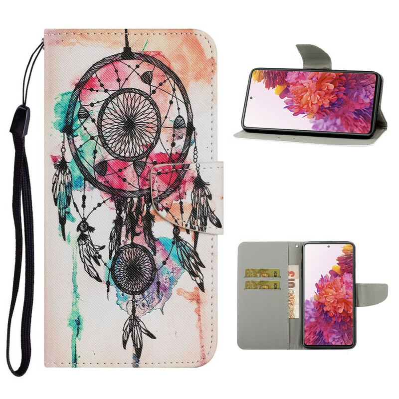 Samsung Galaxy S20 FE Akvarelli Dreamcatcher Case - kotelo