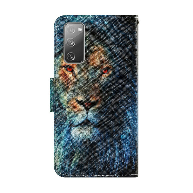 Samsung Galaxy S20 FE Lion kotelo hihnalla varustettuna