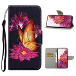 Samsung Galaxy S20 FE Perhonen ja Lotus Case