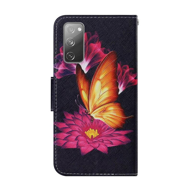 Samsung Galaxy S20 FE Perhonen ja Lotus Case