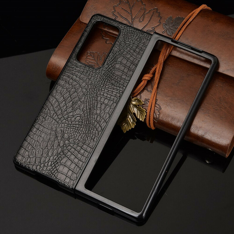 Samsung Galaxy Z Fold 2 Krokotiili Skin Style Case Kotelo