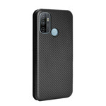 Flip Cover Oppo A53 silikoni hiilikuitu värillinen