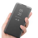 Näytä kansi Oppo A53 peili ja keinonahkainen nahka