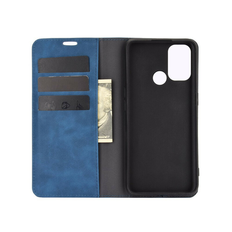 Flip Cover Oppo A53 Pehmeä nahka vaikutus Flip Cover Oppo A53 Pehmeä nahka vaikutus