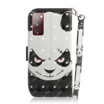 Samsung Galaxy S20 FE Angry Panda hihnan kotelo Samsung Galaxy S20 FE Angry Panda hihnan kotelo