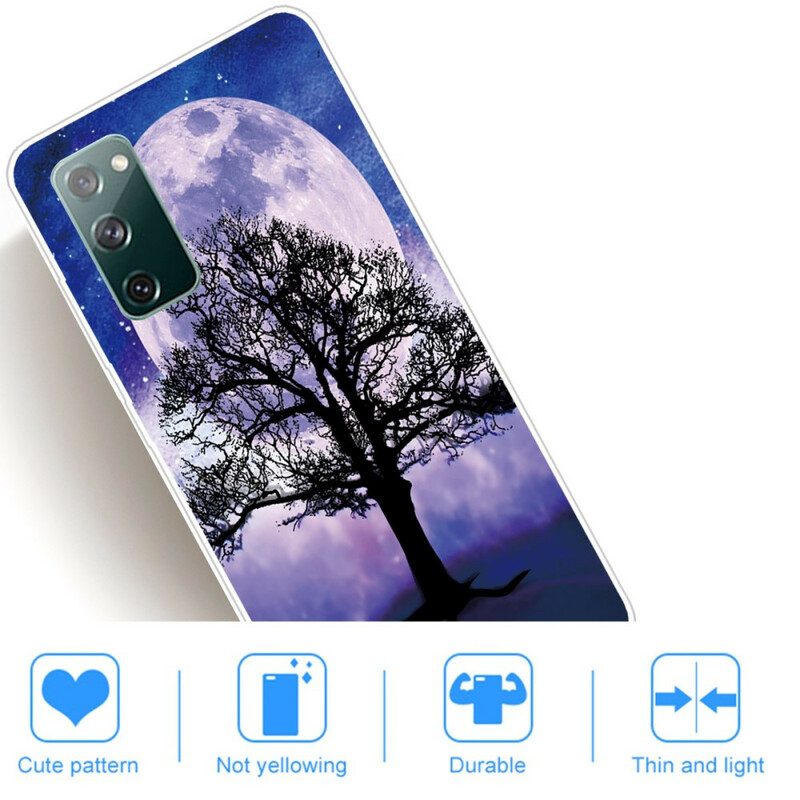 Samsung Galaxy S20 FE puu ja kuu kotelo