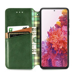 Flip Cover Samsung Galaxy S20 FE keinonahkainen timanttitekstiili