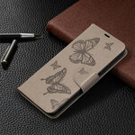 Xiaomi Poco X3 Butterfly painettu hihna tapauksessa