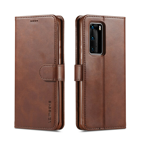 Huawei P40 Case LC.IMEEKE Nahka vaikutus