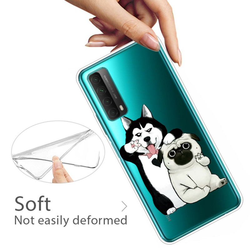 Huawei P Smart Case 2021 Hauskat koirat