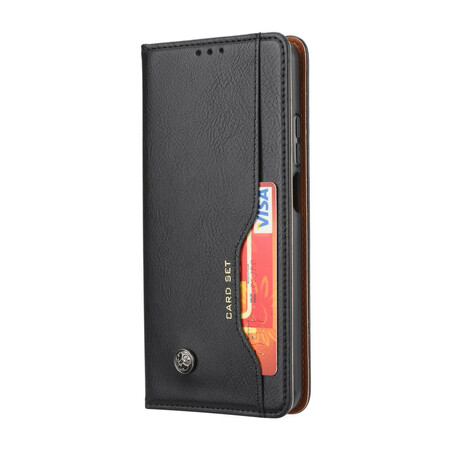 Flip Cover Xiaomi Mi 10T Lite keinonahkainen kortti Kotelo