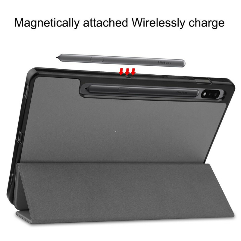 Smart Case Samsung Galaxy Tab S7 Kolme läppää Stylus Holder
