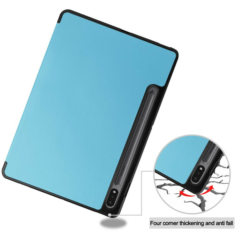 Smart Case Samsung Galaxy Tab S7 Kolme läppää Stylus Holder