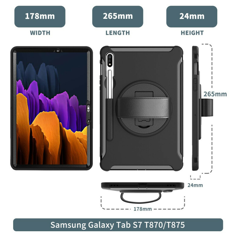 Samsung Galaxy Tab S7 monikäyttöinen Business-kotelo