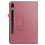 Samsung Galaxy Tab S7 Plus keinonahkakotelo Lychee