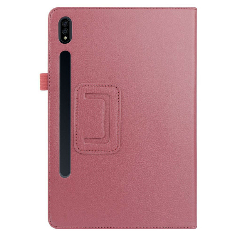 Samsung Galaxy Tab S7 Plus keinonahkakotelo Lychee