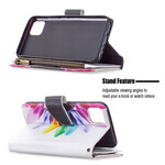 Kansi Realme C11 vetoketjullinen tasku Kukka