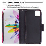 Kansi Realme C11 vetoketjullinen tasku Kukka