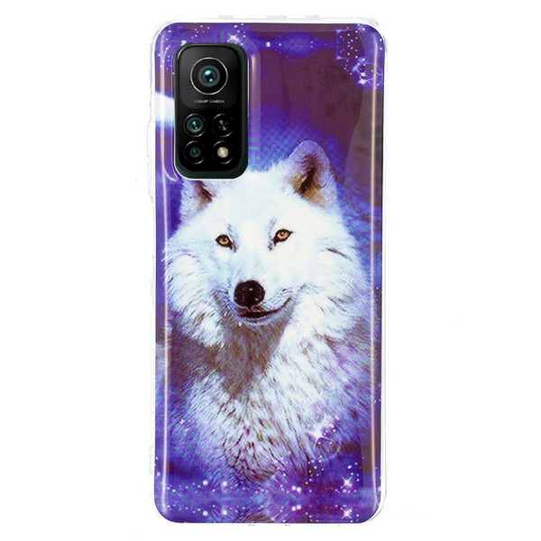 Xiaomi Mi 10T / 10T Pro Wolf-sarjan fluoresoiva kotelo