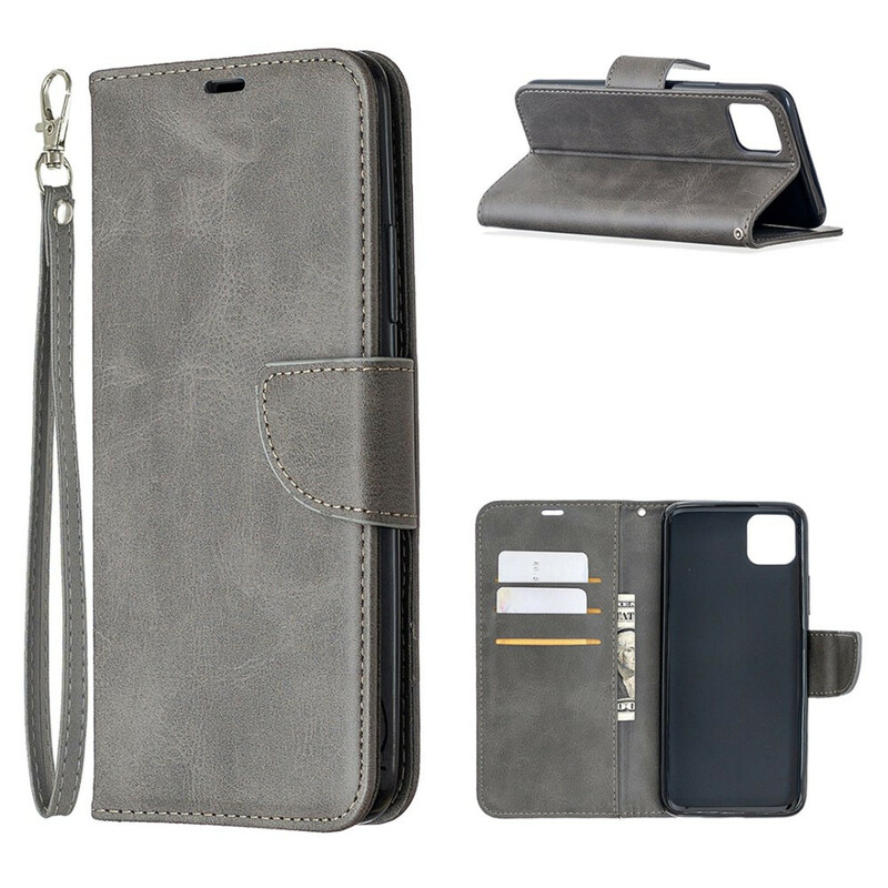 Kansi Realme C11 Sileä viisto läppä