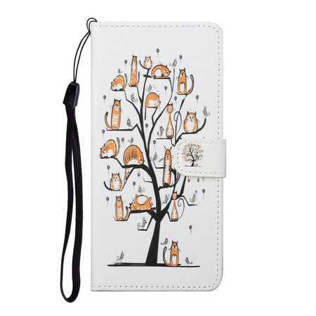 Xiaomi Mi 10T Lite Funky Cats hihna tapauksessa