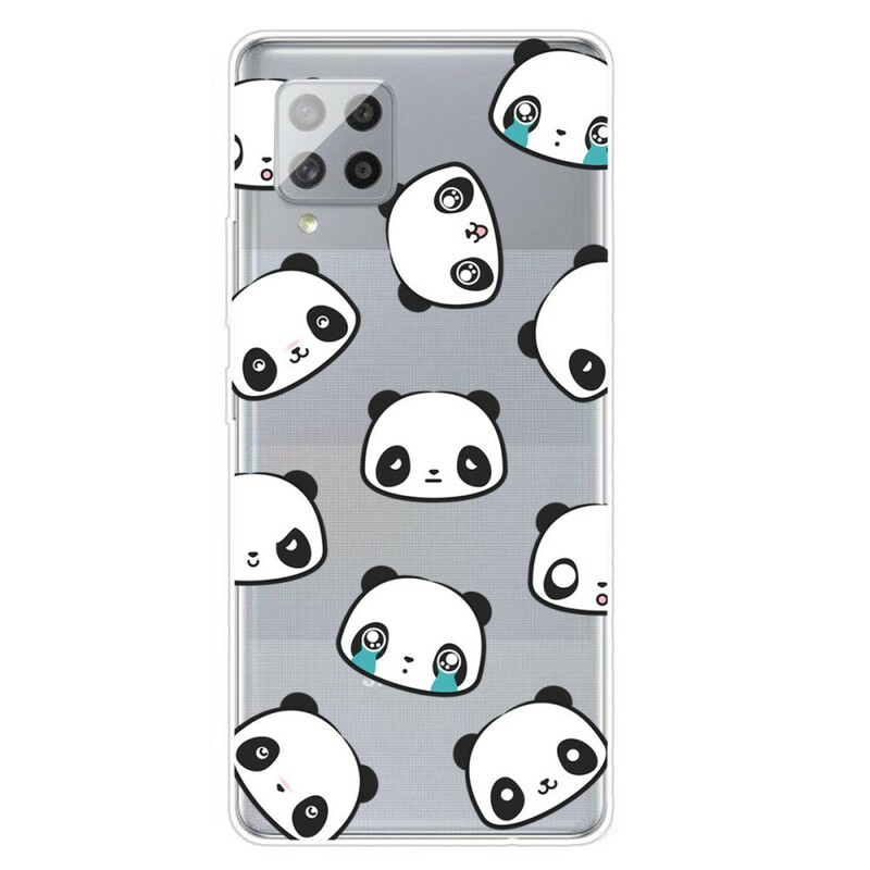 Samsung Galaxy A42 A42 5G selkeä asia Sentimental Pandas