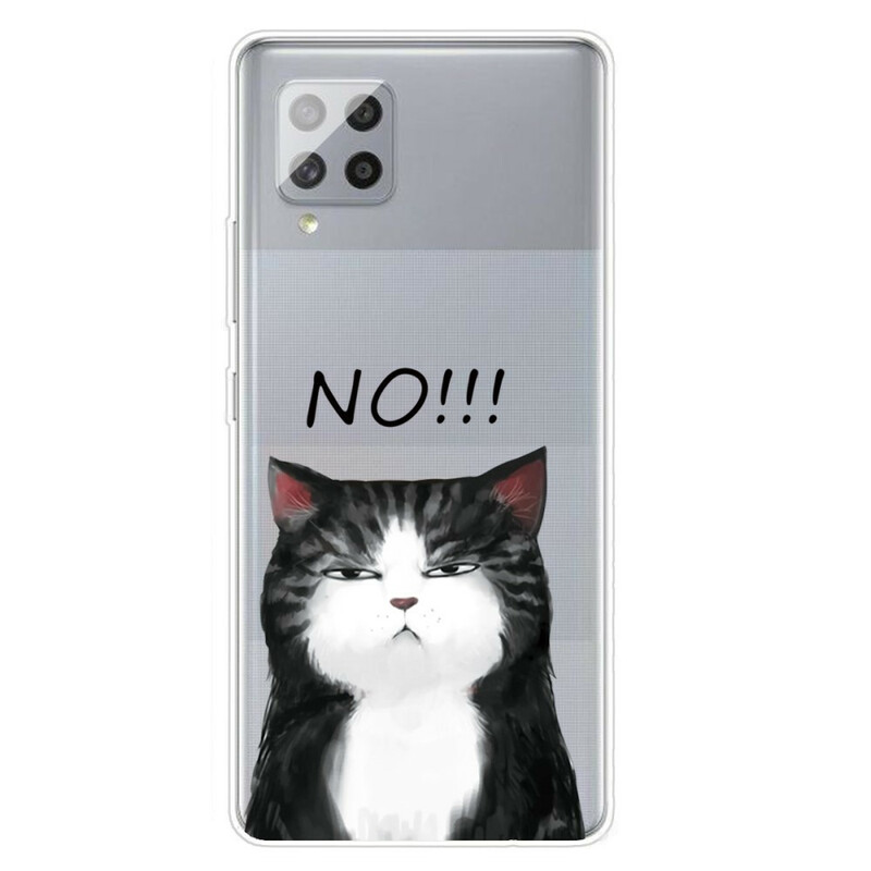 Samsung Galaxy A42 5G Case Kissa, joka sanoo ei