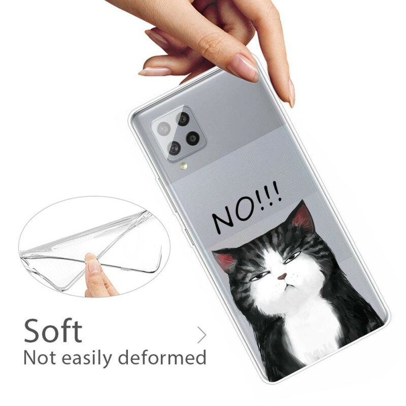 Samsung Galaxy A42 5G Case Kissa, joka sanoo ei