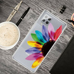 Samsung Galaxy A42 5G värikäs kukka tapauksessa