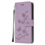 Samsung Galaxy A42 5G Asia Perhoset ja kukat hihnalla