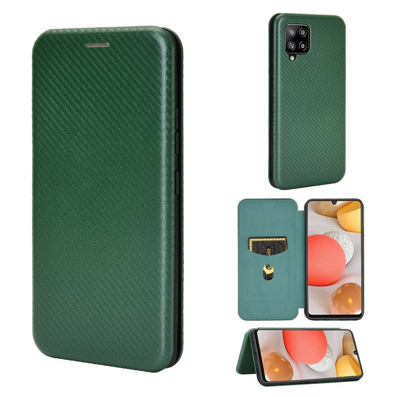 Flip Cover Samsung Galaxy A42 5G Hiilikuitu