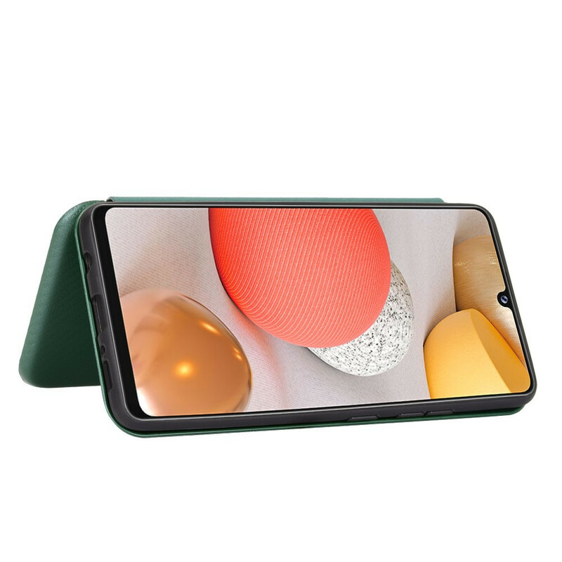 Flip Cover Samsung Galaxy A42 5G Hiilikuitu