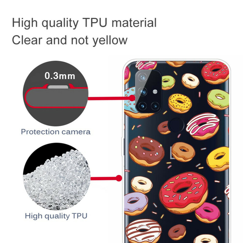 OnePlus North N10 Rakkaus Donuts Case