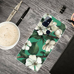 OnePlus North N10 Asia maalattu valkoinen kukkia
