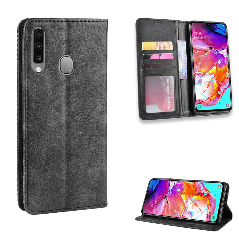 Flip Cover Samsung Galaxy A20s Nahka Effect