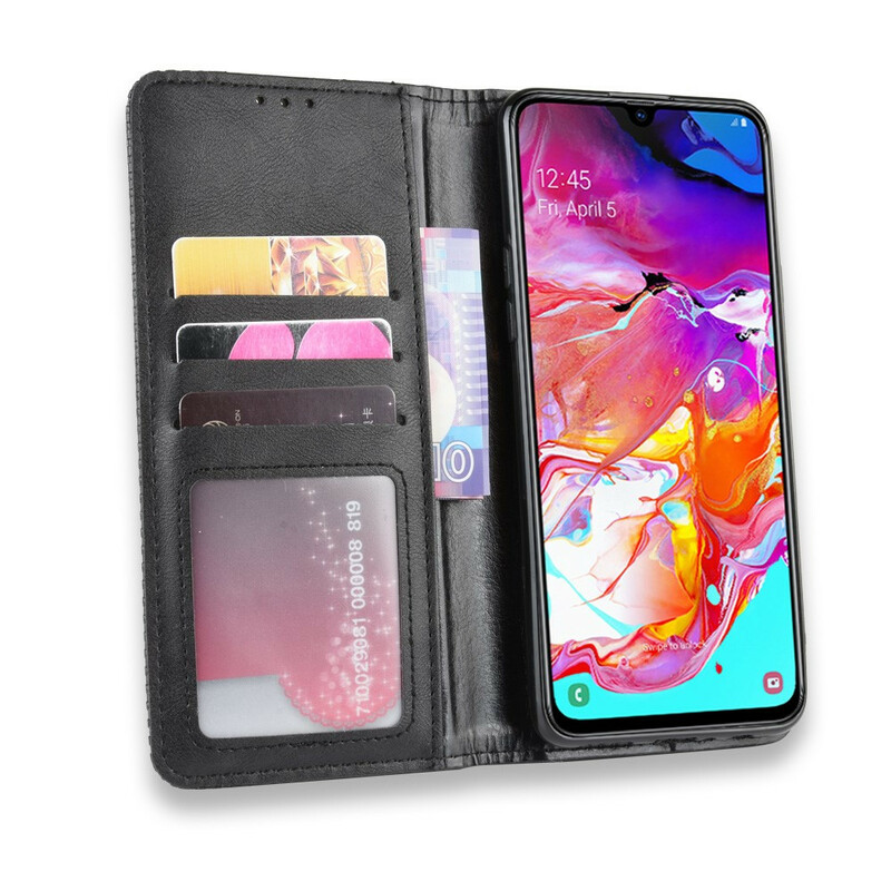 Flip Cover Samsung Galaxy A20s Nahka Effect