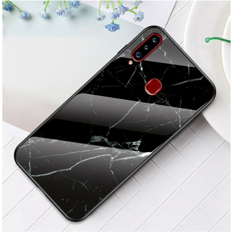 Samsung Galaxy A20s Hardcover Marble