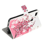 OnePlus Nord N100 Trooppisia kukkia Kotelo