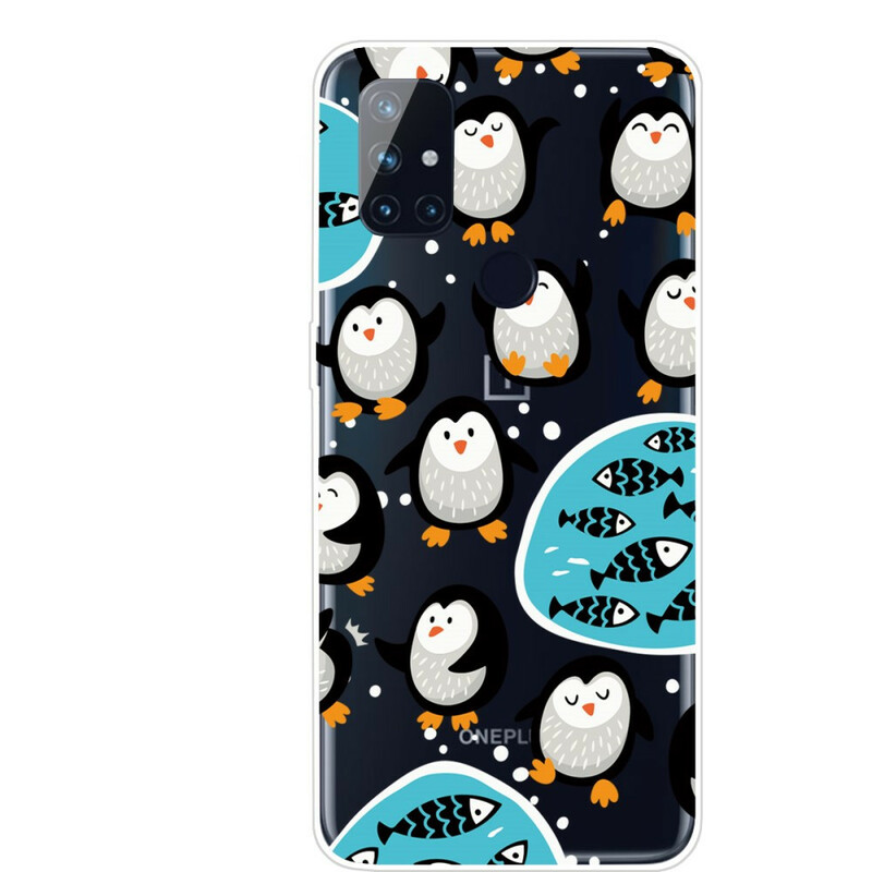 OnePlus Nord N100 Asia Pingviinit ja kalat