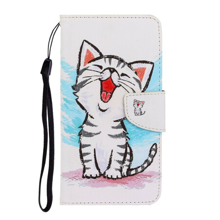 Samsung Galaxy M11 Kitten Color hihnan kotelo