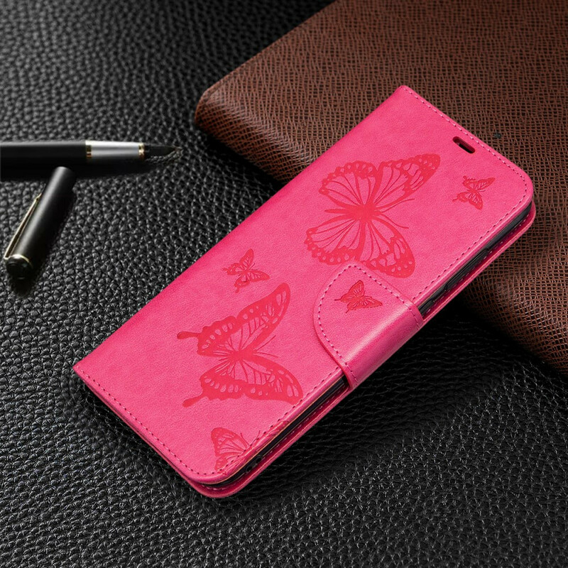 Samsung Galaxy M11 Case Perhoset lennossa hihnalla