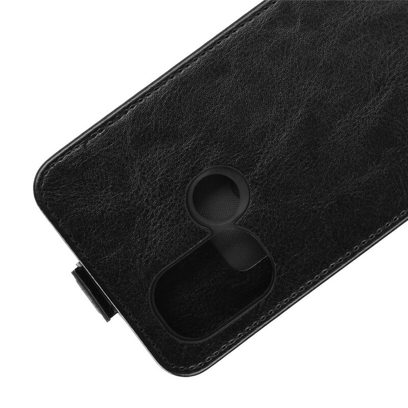 OnePlus Nord N100 Nahka Effect Case Vertical läppä