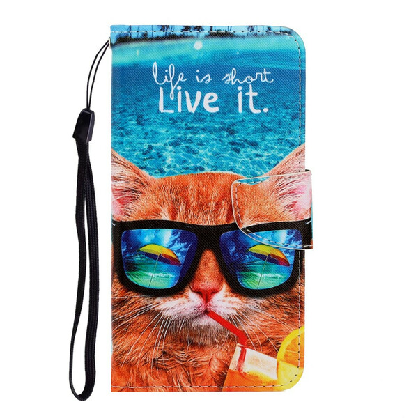 Huawei P Smart Case 2021 Cat Live It ja hihna
