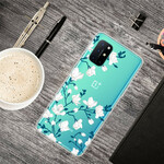 OnePlus 8T Kotelo Valkoiset kukat