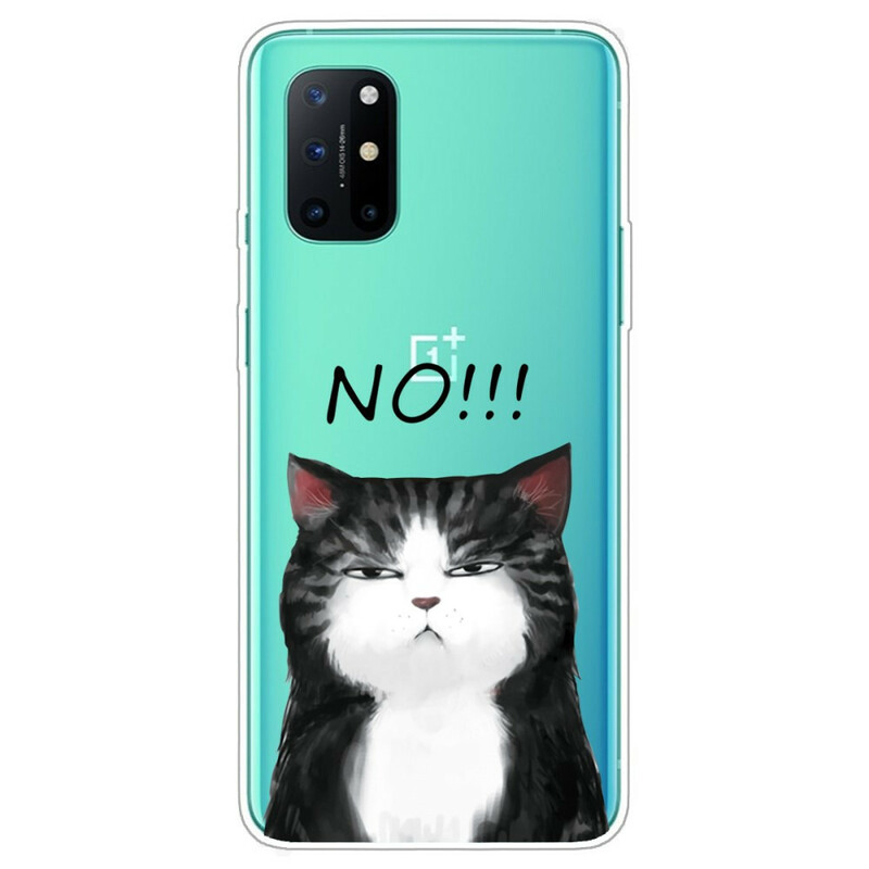 OnePlus 8T Case Kissa, joka sanoo ei