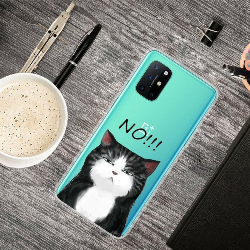 OnePlus 8T Case Kissa, joka sanoo ei